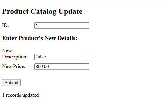 image of display page