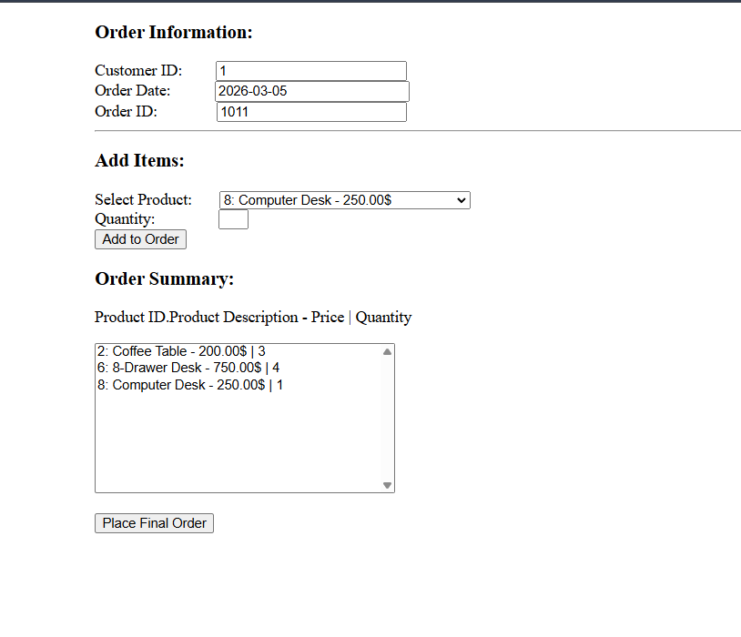 image of display page